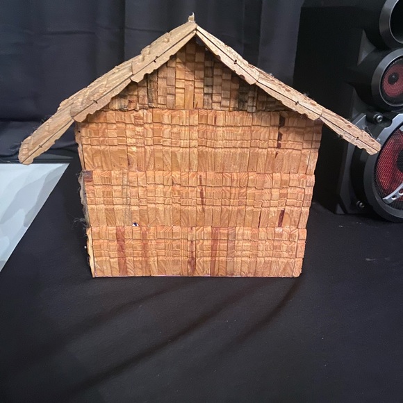 Vintage Christmas Collectible Nativity Set Homemade Handmade GUC - Picture 9 of 11